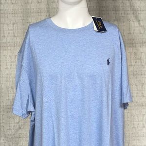 New 2XBIG Polo Ralph Lauren Sky Blue Shortsleeved T-shirt